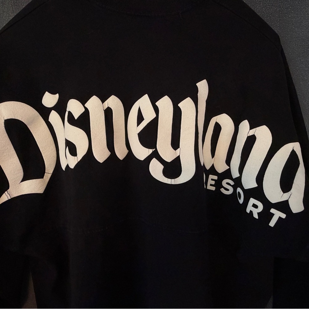 Disneyland Spirit Jersey Long Sleeve Shirt Black Size Medium Disney Parks - Picture 2 of 11